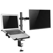 Suporte De Mesa Duplo Para Monitor E Notebook Tm22Nb - Central Suportes