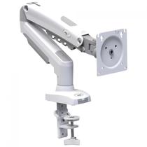 Suporte de Mesa ELG F80W, Articulado, Com Pistão, Para Monitores 17 Até 35 Pol, Branco Suporte de Mesa ELG F80W, Articulado, Com Pistão, Para Monitores 17 Até 35 Pol, Branco