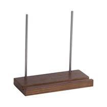 Suporte De Mesa Em Madeira Maciça Para Discos De Vinil, CDs E iPads Suporte De Mesa Em Madeira Maciça Para Discos De Vinil, CDs E iPads