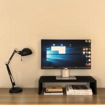 Suporte de mesa ergônomico para monitor Preto 50x20x12cm