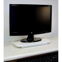 Suporte De Mesa Giratório 360 Para Monitor Branco