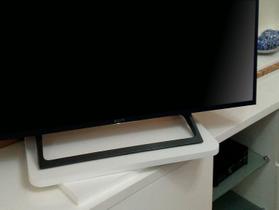 Suporte de Mesa Giratório 360 para TV - Branco