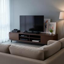 Suporte de Mesa Giratório 360 para TV Preto