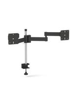 Suporte de Mesa Multivisao Triarticulado para 2 Monitores - Preto