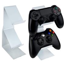 Suporte de Mesa Para 2 Controles Compatível com PS e Xbox Vexus - Branco
