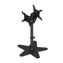 Suporte de mesa para 2 Monitores ou TV de Mesa com Rotação