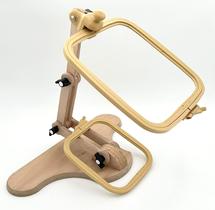 Suporte de mesa para bordar Nurge 190-4 com aro de bordado Nº: 2-3 Suporte de mesa para bordar Nurge 190-4 com aro de bordado Nº: 2-3