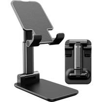 Suporte de Mesa para Celular Ajustável Articulado Tablet Smartphone na cor preto - Opsshopping