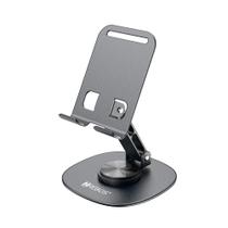 Suporte De Mesa Para Celular Alumínio Prata Rotação Hrebos SU-226 Suporte De Mesa Para Celular Alumínio Prata Rotação Hrebos SU-226