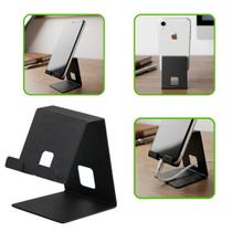 Suporte de mesa para celular de ferro preto