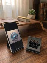 Suporte de Mesa para Celular e Tablet Design Colmeia Resistente