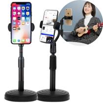 Suporte de Mesa Para Celular Smartphone Ajustável rotação 360 Para Foto e Video Suporte de Mesa Para Celular Smartphone Ajustável rotação 360 Para Foto e Video