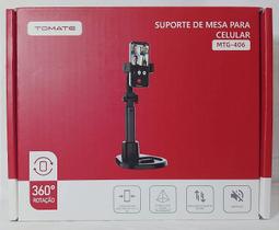 Suporte de Mesa para Celular Tomate MTG-406 - Ajustável e Leve Suporte de Mesa para Celular Tomate MTG-406 - Ajustável e Leve