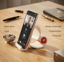 Suporte De Mesa Para Celular Universal Modelo Android e IPHONE Organizador De Mesa