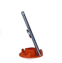 Suporte De Mesa Para Celular Universal Redondo Laranja