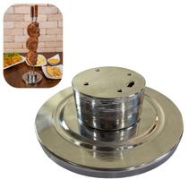 Suporte de Mesa para Espetos em Alumínio Reforçado Churrasco Suporte de Mesa para Espetos em Alumínio Reforçado Churrasco