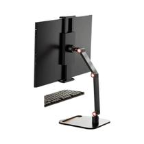 Suporte De Mesa Para Monitor Ajustável Universal Expansível 360 graus Suporte Giratório Dobrável Para
