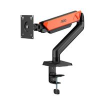 Suporte de Mesa para Monitor de 17" a 32" AOC AM102, Ajustes com Mola Mecânica, Preto Fosco e Laranja - AM102H2