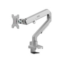 Suporte de Mesa para Monitor de 17" a 32" AOC AM200, Ajustes com Mola Mecânica, Prata Fosco e Branco - AM200H1 Suporte de Mesa para Monitor de 17" a 32" AOC AM200, Ajustes com Mola Mecânica, Prata Fosco e Branco - AM200H1