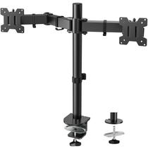 Suporte de mesa para monitor duplo HUANUO Heavy-Duty Steel 13-32 polegadas Suporte de mesa para monitor duplo HUANUO Heavy-Duty Steel 13-32 polegadas