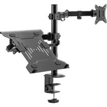 Suporte de mesa para monitor e notebook articulado fk485s - fortrek