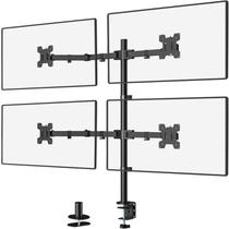 Suporte de mesa para monitor quádruplo WALI M004 para tela de 27" de 22 libras