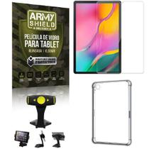 Suporte de Mesa para Tablet Samsung A 10.1 T510/T515 + Capinha Antishock + Pelicula Armyshield