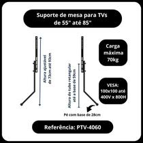Suporte de mesa para TV 55 a 85 Suporte de mesa para TV 55 a 85