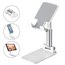 Suporte de Mesa Portátil Celular e Tablet com Ajuste de Altura LE049