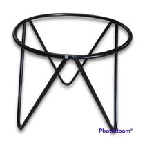 Suporte de Mesa Tripé para Vaso 13 Preto - JC JARDIM