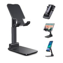 Suporte de mesa universal para celular e tablet base fixa altura ajustavel - knup