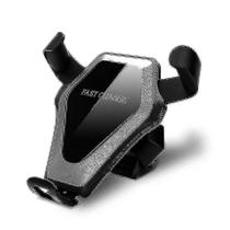 Suporte de mesa Wireless Car Suckers Cup Air Vent Mount, carregador rápido
