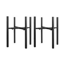 Suporte De Metal Ajustável Para Plantas, Estrutura Robusta Para Uso Interno E Externo, Prateleira