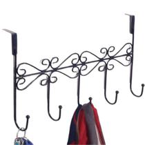 Suporte De Metal C/ Encaixe Cabide Com Gancho Pendurar Roupa