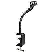 Suporte de microfone Angksorm Flexível Gooseneck de 9 polegadas com braçadeira