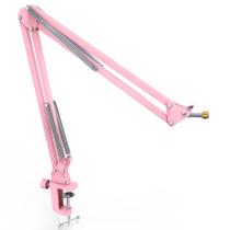 Suporte de microfone FIFINE CS1 Pink Boom Arm 66 cm ajustável