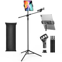 Suporte de microfone OUMMIC Boom com suporte para tablet
