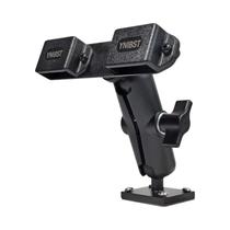 Suporte De Microfone Para Rádio Portátil CB De Alta Resistência Com Braço De Alumínio, Adesivo E