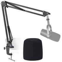 Suporte de microfone SUNMON Shure MV7 Boom Arm com filtro Pop