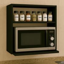 Suporte de Microondas Forno Elétrico para Cozinha com Nicho Organizador Porta Tempero MDP Suporte de Microondas Forno Elétrico para Cozinha com Nicho Organizador Porta Tempero MDP