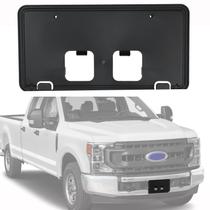 Suporte de moldura de matrícula do pára-choque dianteiro OKPARZ Ford F250 F350 Super Duty 2020-2022