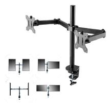 Suporte de Monitor de Braços Duplos 27 pol. 9kg