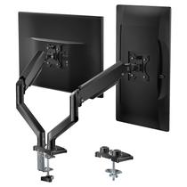 Suporte de monitor duplo com braços ajustáveis WALI para telas de 17-32"