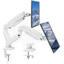 Suporte de monitor duplo MOUNT PRO para tela de 13-32", branco