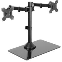 Suporte de monitor duplo VIVO STAND-V002FG para telas de 13-32"