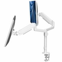 Suporte de monitor duplo VIVO STAND-V002KW 43-81 cm 1,0-9,0 kg branco