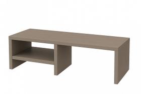 Suporte de Monitor em MDF Gianduia 80cm com Prateleira Lateral Estilo Neutro e Funcional