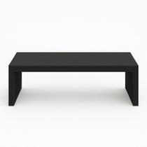 Suporte de Monitor em MDF Preto TX 50cm Largura Design Minimalista e Robusto