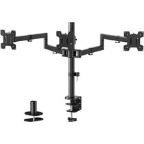 Suporte de monitor triplo WALI M003S para telas de 13-27" - preto Suporte de monitor triplo WALI M003S para telas de 13-27" - preto