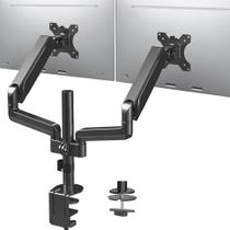 Suporte de monitor VIVO STAND-V002K duplo pneumático 43-81 cm preto